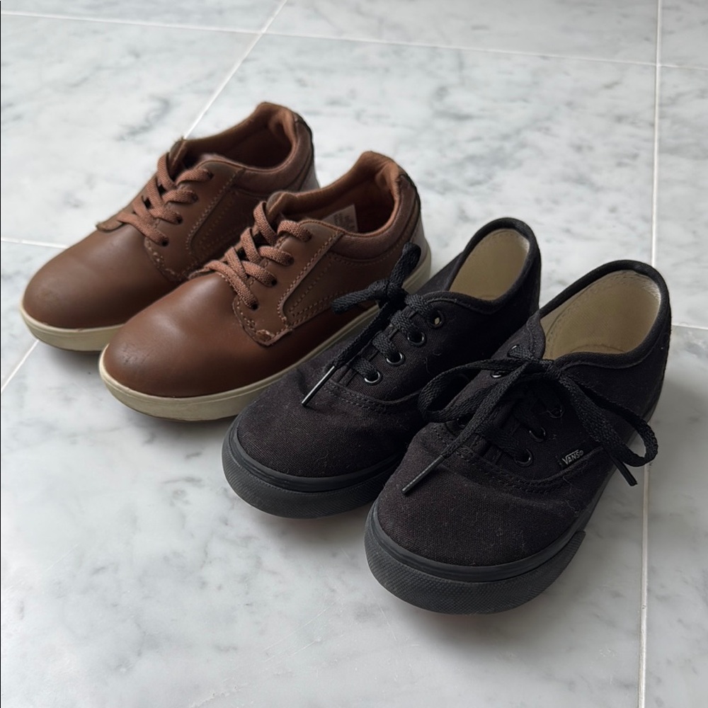 Toddler size 10 Vans, Stride Rite shoe bundle